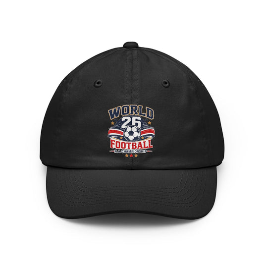 Dad Hat — Vintage 'World Football' 25 Soccer Championship Cap