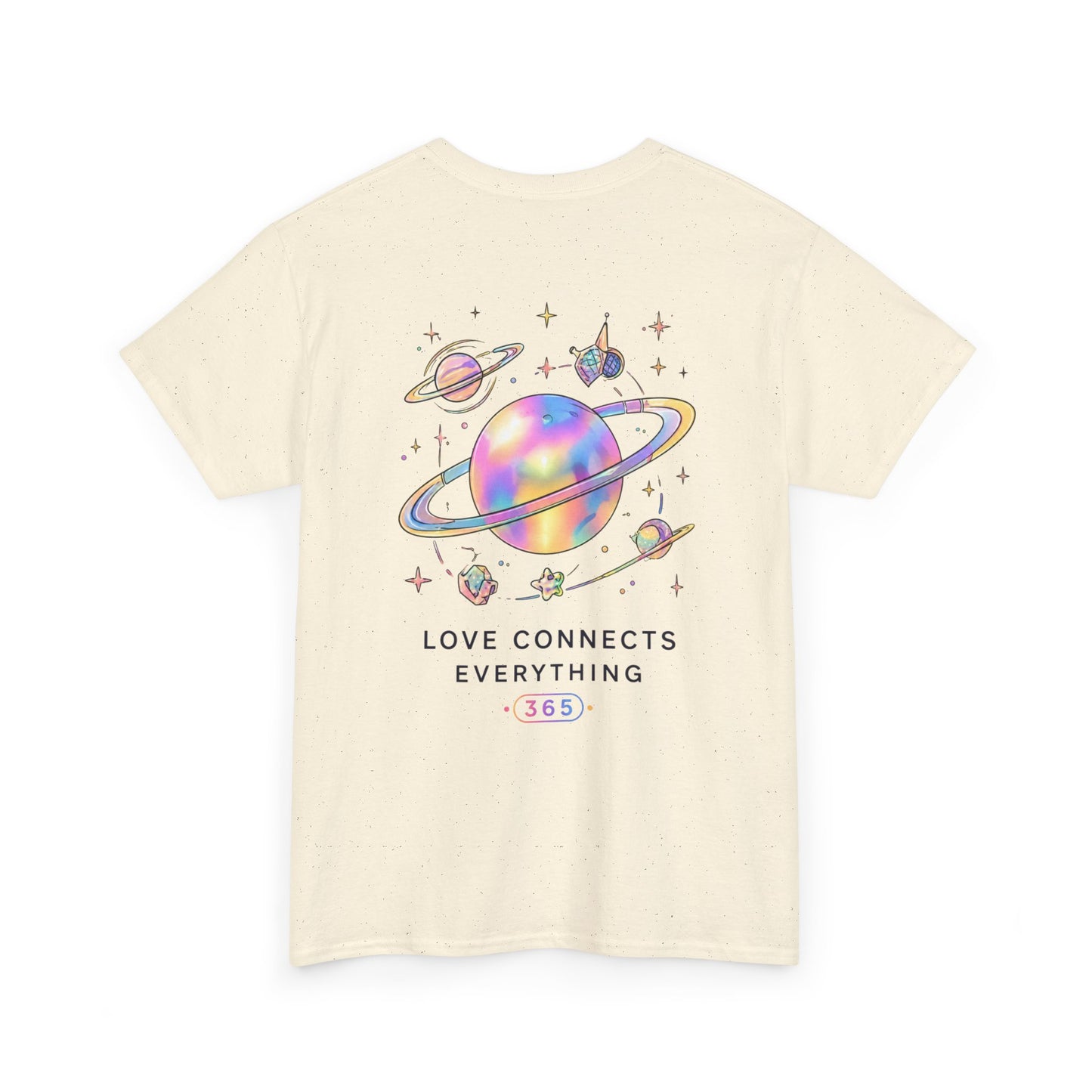 Planet Love Tee — "Love Connects Everything" Graphic Shirt