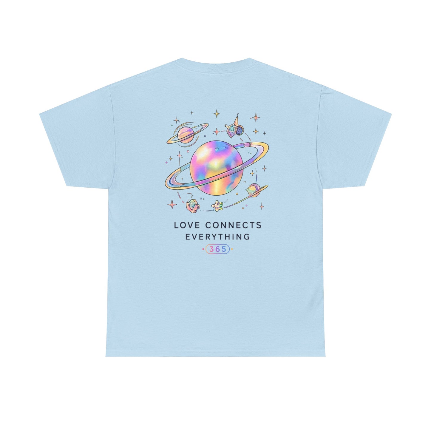Planet Love Tee — "Love Connects Everything" Graphic Shirt