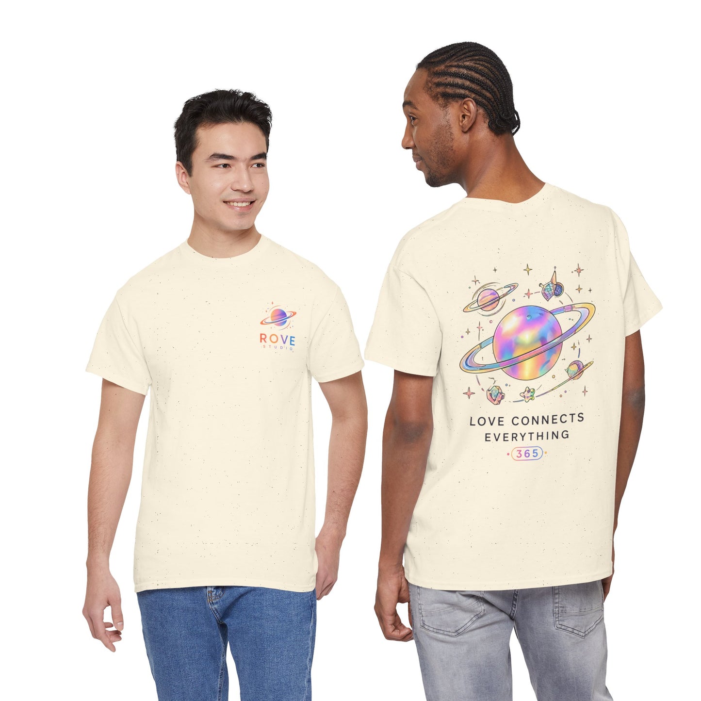Planet Love Tee — "Love Connects Everything" Graphic Shirt