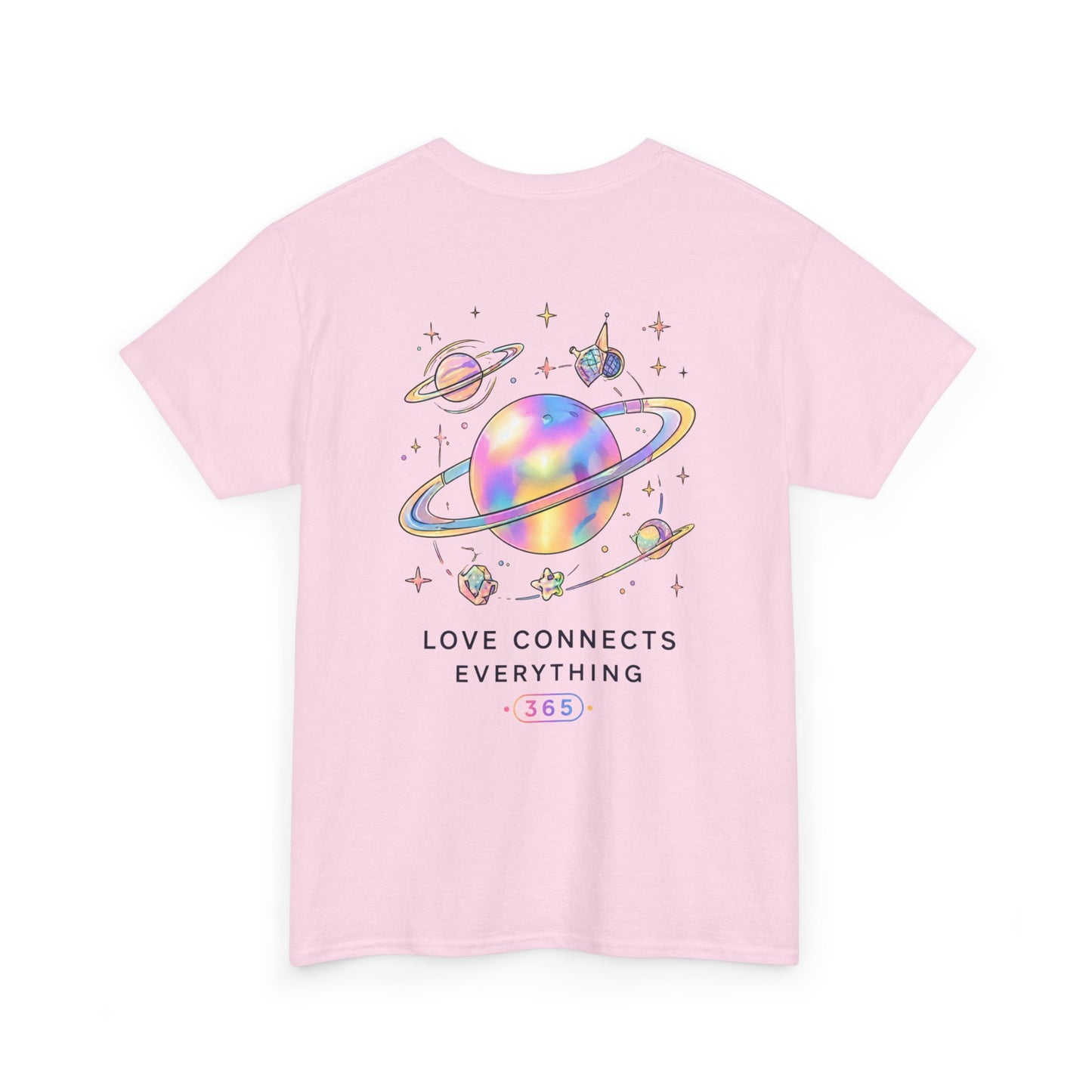 Planet Love Tee — "Love Connects Everything" Graphic Shirt
