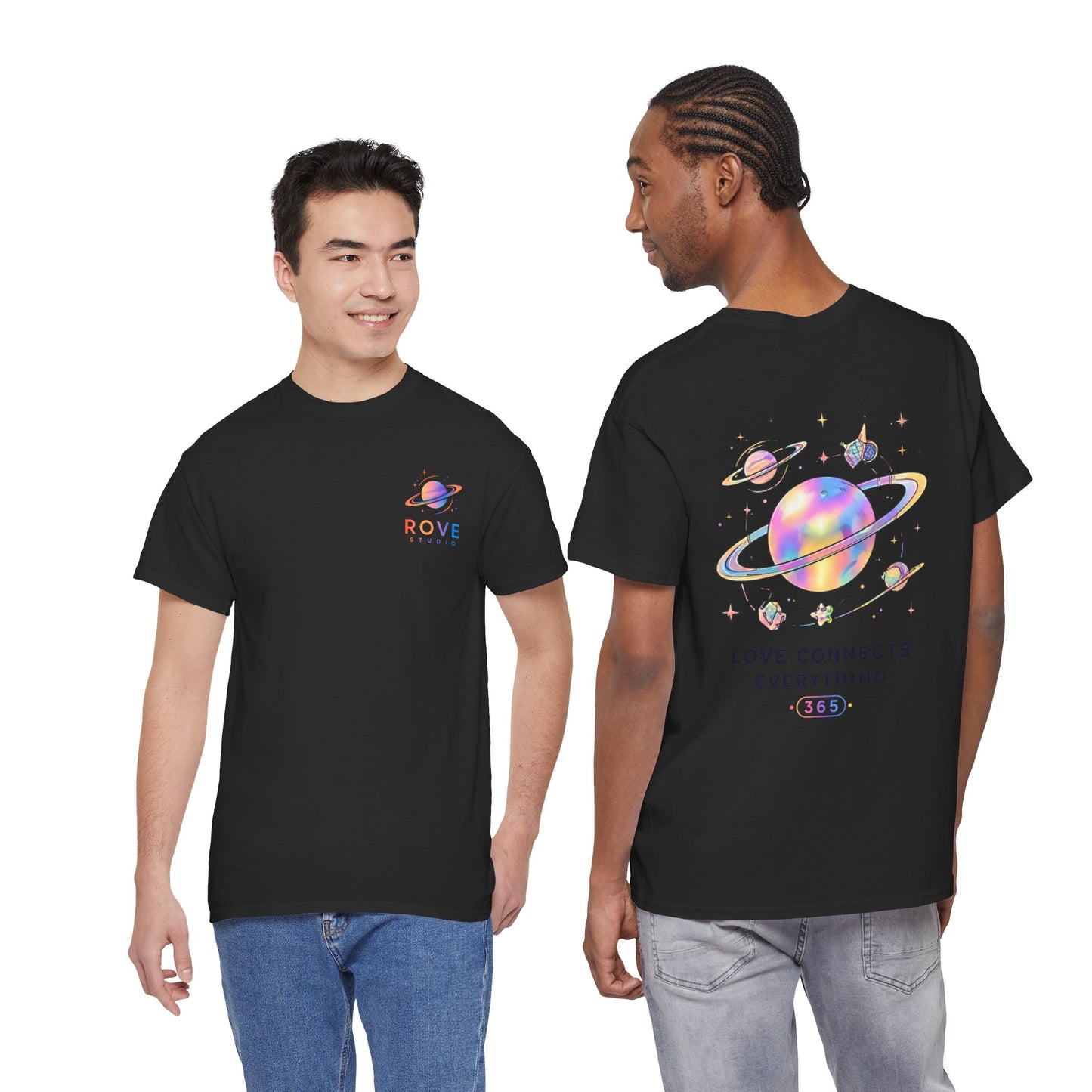 Planet Love Tee — "Love Connects Everything" Graphic Shirt