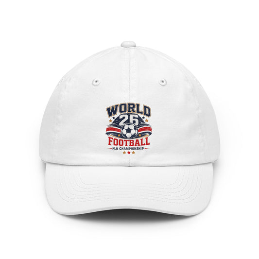 Dad Hat — Vintage 'World Football' 25 Soccer Championship Cap