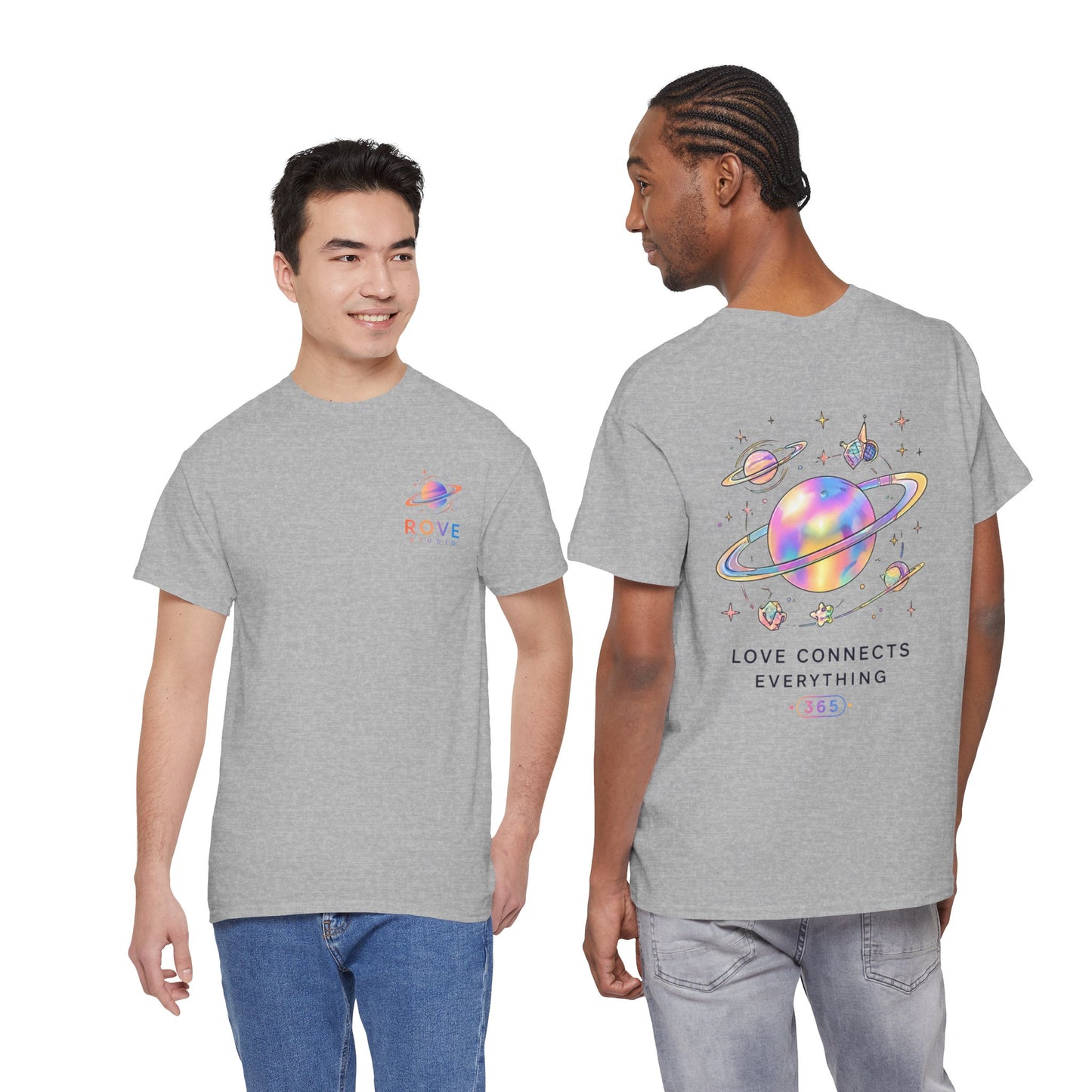 Planet Love Tee — "Love Connects Everything" Graphic Shirt
