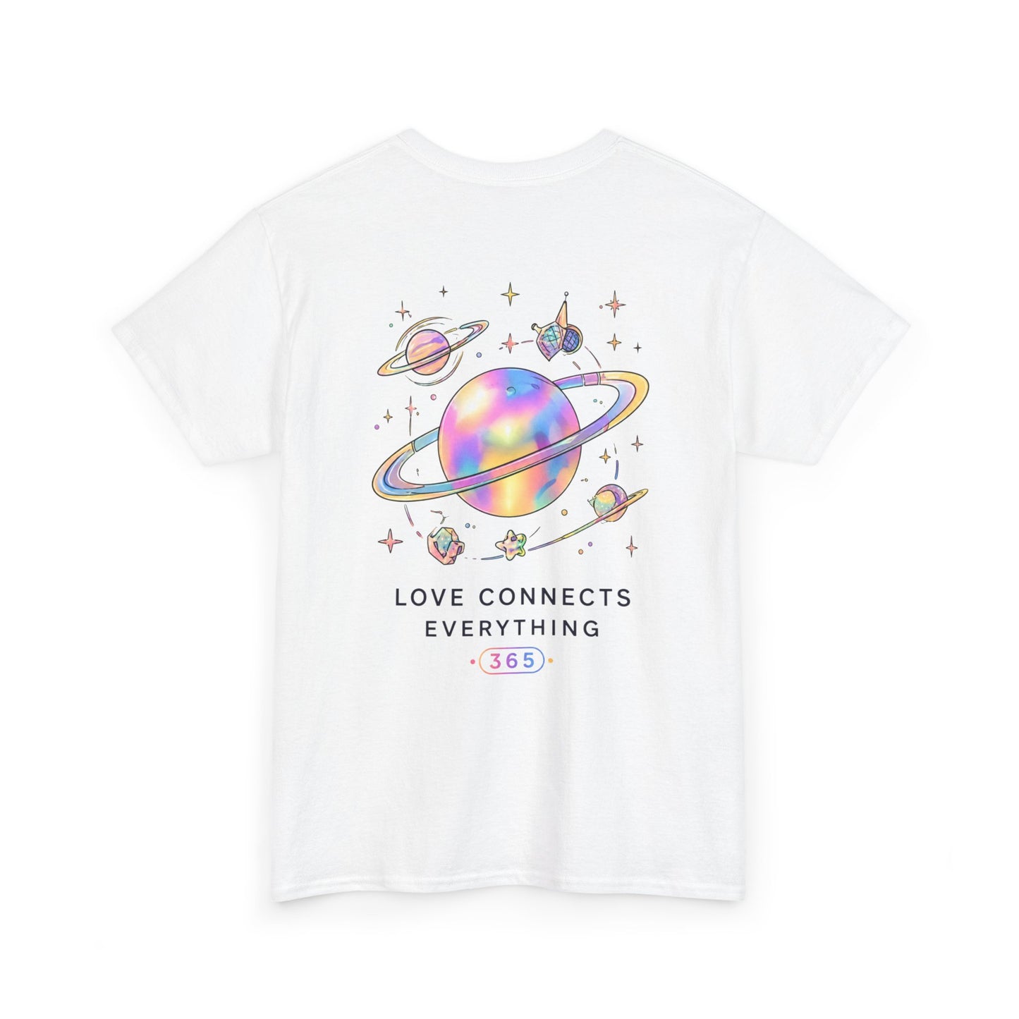 Planet Love Tee — "Love Connects Everything" Graphic Shirt