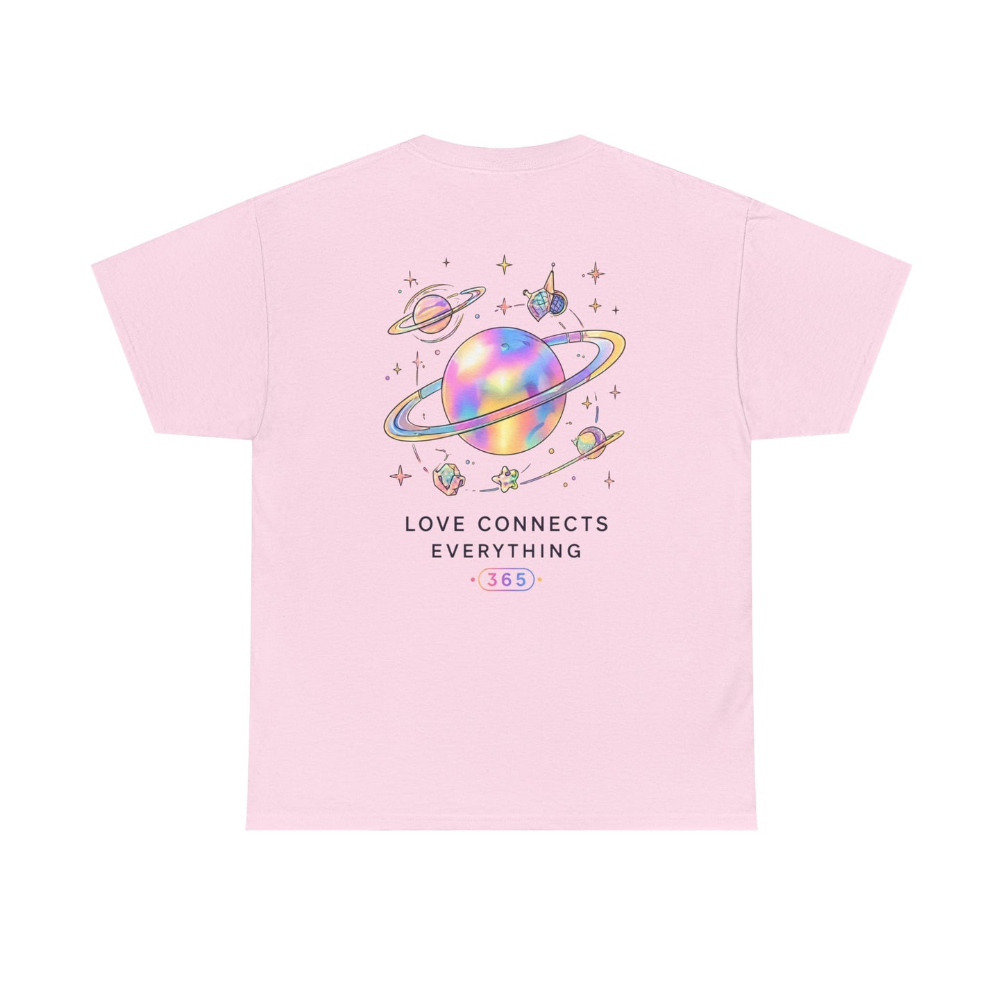 Planet Love Tee — "Love Connects Everything" Graphic Shirt