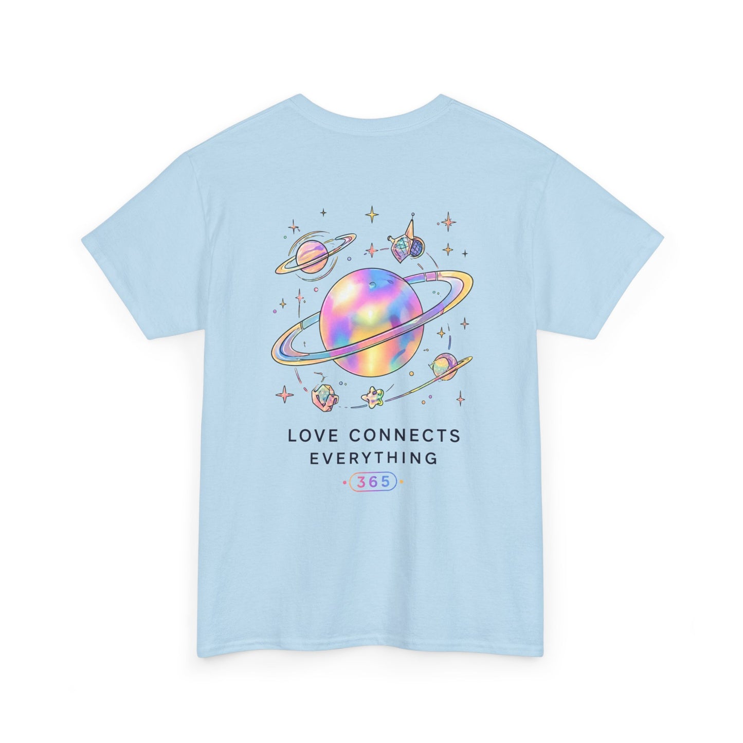 Planet Love Tee — "Love Connects Everything" Graphic Shirt