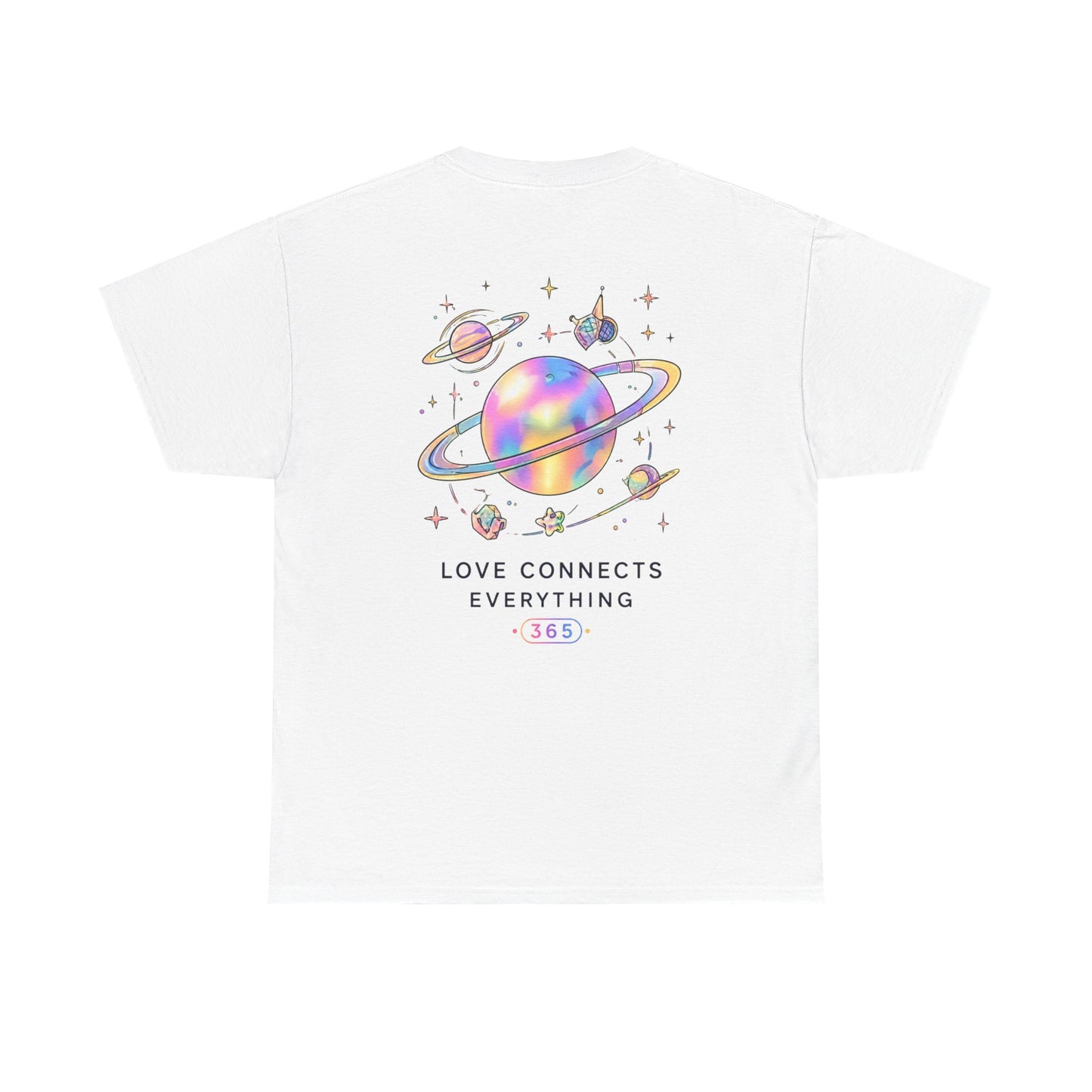 Planet Love Tee — "Love Connects Everything" Graphic Shirt