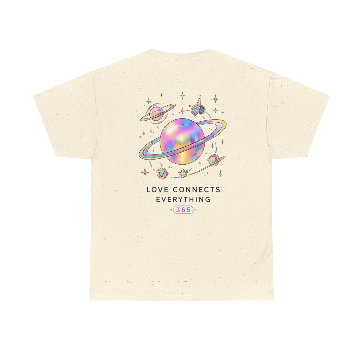 Planet Love Tee — "Love Connects Everything" Graphic Shirt